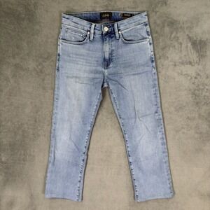 34 Heritage Jeans Mens 30x25** Blue Light Wash Denim  Courage Mid Rise Straight